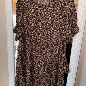 Ava & Viv Multicolor Floral Blouse